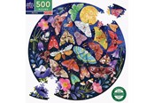 Palapelit - eeBoo Round Puzzle 500 pcs - Moths - EPZFMOT