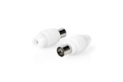 Antennikaapelit/-liittimet - Nedis CSGB40903WT coaxial connector - CSGB40903WT