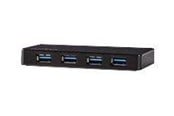 USB hub - Nedis UHUBU3420BK - hub - 4 ports USB hub - 4 porttia - USB 3.2 - Musta - UHUBU3420BK