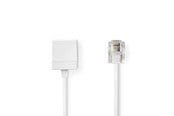 Puhelinkaapelit - Nedis TCGL90205WT50 telephone cable - TCGL90205WT50