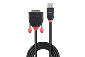 Näyttökaapeli - Lindy DisplayPort to DVI-D Cable - 5m - 41493