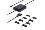 Kannettavan laturit - Nedis notebook-adapter | GaN | 100 W | 5 / 9 / 12 / 15 / 20 V DC | 3.0 / 5.0 A - NBAU100110BK