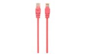Verkkokaapelit - Gembird patch cable - 2 m - pink - Pinkki - 2m - PP12-2M/RO