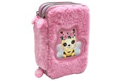 Lisätarvikkeet kouluun - Tinka Triple Pencil Case – Bee – Pink – Cool School - 8-804205