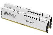 RAM - Kingston FURY Beast DDR5-6000 - 32GB - CL36 - Dual Channel (2 pcs) - AMD EXPO - Valkoinen - KF560C36BWE2K2-32