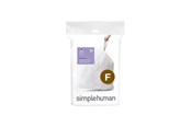 Siivous - Simplehuman Koodi F mittatilaustyönä tehdyt roskapussit, 20 kpl, valkoinen - CW0165