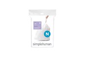 Siivous - Simplehuman Koodi N mittatilaustyönä tehdyt roskapussit, 20 kpl, valkoinen - CW0174