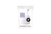 Siivous - Simplehuman Koodi P mittatilaustyönä tehdyt roskapussit, 20 kpl, valkoinen - CW0175
