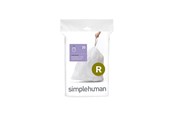 Siivous - Simplehuman Koodi R mittatilaustyönä tehdyt roskapussit, 20 kpl, valkoinen - CW0201