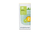 Siivous - Simplehuman Koodi Z mittatilaustyönä tehdyt roskapussit, 30 kpl, valkoinen - CW0525