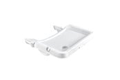 Vauvatarvikkeet - Hauck Alpha Tray high chair tray white - 661871