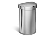 Jätteiden lajittelu - Simplehuman 45L puolipyöreä sensoriroskis, harjattu - ST2009