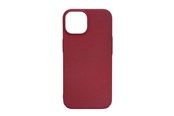 Puhelin - Kannet ja kotelot - Essentials Sand Bursted Cover Burgundy - iPhone 15 - 3052068