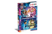 Palapelit - Clementoni Jigsaw Puzzle Super Color PAW Patrol 2x20 pcs. Lattia - 24805