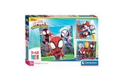 Palapelit - Clementoni Jigsaw Puzzle Super Color Square Marvel Spidey and His Friends 3x48pcs. Lattia - 25294