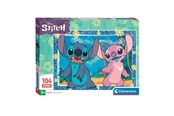 Palapelit - Clementoni Jigsaw Puzzle Super Color Disney Stitch III 104pcs. Lattia - 27573