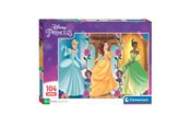 Palapelit - Clementoni Jigsaw Puzzle Super Color Disney Princess 104pcs. Lattia - 25772