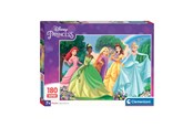 Palapelit - Clementoni Jigsaw Puzzle Super Color Disney Princess 180pcs. Lattia - 29787