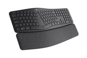 Näppäimistöt - Logitech ERGO K860 Split Keyboard for Business - keyboard - QWERTZ - Swiss - graphite - Näppäimistö - Sveitsi - Musta - 920-010347
