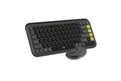 Näppäimistöt - Logitech POP Icon Combo - Graphite - Näppäimistö ja Hiirisetti - Pohjoismainen - Musta - 920-013266