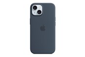 Puhelin - Kannet ja kotelot - Apple iPhone 15 Silicone Case with MagSafe - Storm Blue - MXPF3ZM/A