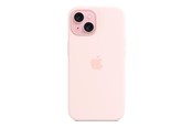 Puhelin - Kannet ja kotelot - Apple iPhone 15 Silicone Case with MagSafe - Light Pink - MXPH3ZM/A