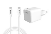 Puhelin - Adapterit & Laturit - Sandberg USB-C 20W AC Charger + Type-C Cable - 441-58