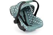 Nuket, pehmolelut ja oheistarvikkeet - Bayer Design Deluxe Car Seat with Canopy for Dolls - Green w/ Stars - 67958AA