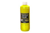 Luovat leikit - Creativ Company Textile Color Semi-opaque Textile Paint - Neon Yellow 500ml - 34212