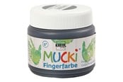 Luovat leikit - Creativ Company Mucki Finger Paint - Black 150ml - 34763
