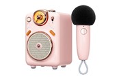 Kannettavat & Bilekaiuttimet - Divoom Fairy-OK Retro Mini Karaoke Speaker - Pink - 6958444603766