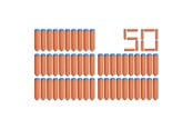 Leluaseet - NERF N1 Dart Refill 50 - F8639EU40