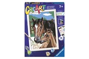 Luovat leikit - Ravensburger CreArt Painting by Numbers - Playing around with Foals - 235735