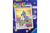 Luovat leikit - Ravensburger CreArt Painting by Numbers - Horse at Sunset - 236633