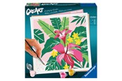 Luovat leikit - Ravensburger CreArt Painting by Numbers - Tropical Plants - 237289