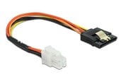 Sisäiset virtakaapelit - DeLOCK Power Adapter - Power P4 to SATA Power - 20 cm - 85519