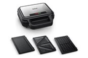 Muut pienet keittiökoneet - Tefal Ultra Compact SW383D10 - sandwich maker / waffle maker / panini - stainless steel - SW383D10
