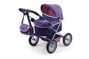 Nuket, pehmolelut ja oheistarvikkeet - Bayer Design Doll's Pram Trendy - Navy (13052AA) - 13052AA