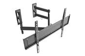 Seinäkiinnitys, AV-kiinnikkeet & AV-kalusteet - Nedis mounting kit - full-motion - for LCD TV - black - Max 40 kg - recommended for 70" - TVWM5350BK