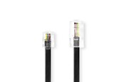 Puhelinkaapelit - Nedis TCGL90201B50 telephone cable - TCGL90201B50