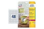 Paperit, valokuvapaperit ja tarrat - Avery Zweckform - labels - matte - 960 label(s) - 30 mm round - L4716REV-20