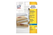 Paperit, valokuvapaperit ja tarrat - Avery - transparent address labels - 25 label(s) - A4 - J8567-25