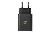 Puhelin - Adapterit & Laturit - Nedis power adapter - 24 pin USB-C - 30 Watt - WCQC402ABK