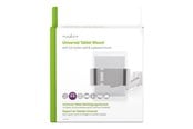 Näytön kiinnitys - Nedis TWMT200SI bracket - adjustable arm - for tablet - grey white - TWMT200SI