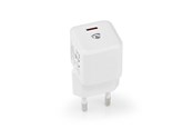 Puhelin - Adapterit & Laturit - Nedis Mini Wall Charger - WCMPD20W100WT