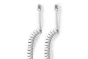 Puhelinkaapelit - Nedis TCGB90100WT20 telephone cable - TCGB90100WT20