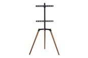 Seinäkiinnitys, AV-kiinnikkeet & AV-kalusteet - Nedis TVSM7060BK stand - tripod - for LCD TV - black beech - Max 35 kg - recommended for 65" - TVSM7060BK