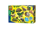 Luovat leikit - SES Creative Plaster Casting and Painting - Dino World - 01403