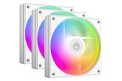 Kotelotuuletin - ID-Cooling AS-120-ARGB-W TRIO - Kotelotuuletin - 120mm - Valkoinen, RGB-valolla - 27 dBA - AS-120-ARGB-W TRIO