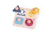 Vauva- ja taaperolelut - Bigjigs Stud puzzle Forest animals - 34019